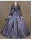 Elegant Gothic Lolita Vintage Frilled Lace Floral Button Ball Gown Dress