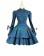 Classic Klassiker Sailor Button Long Sleeves Layered Brocaded Dress