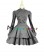 Classic Klassiker Sailor Button Long Sleeves Layered Brocaded Dress