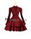 Classic Klassiker Sailor Button Long Sleeves Layered Brocaded Dress