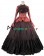 Gorgeous Herrlich Vintage Lolita Ruffles Floral Lace Frill Blouse Floor Length Ball Gown Dress