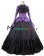 Gorgeous Herrlich Vintage Lolita Ruffles Floral Lace Frill Blouse Floor Length Ball Gown Dress