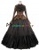 Gorgeous Herrlich Vintage Lolita Ruffles Floral Lace Frill Blouse Floor Length Ball Gown Dress