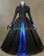Civil War Lolita Reenactment Retro Button Frilled Brocaded Formal Ball Gown Dress