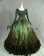 Gorgeous Herrlich Classic U Neck Long Sleeves Floral Ruffles Frill Lace Ball Gown Dress