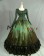 Gorgeous Herrlich Classic U Neck Long Sleeves Floral Ruffles Frill Lace Ball Gown Dress