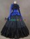 Gorgeous Herrlich Vintage Lolita Ruffles Floral Lace Frill Blouse Floor Length Ball Gown Dress