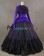 Gorgeous Herrlich Vintage Lolita Ruffles Floral Lace Frill Blouse Floor Length Ball Gown Dress