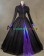 Civil War Lolita Reenactment Retro Button Frilled Brocaded Formal Ball Gown Dress