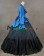 Gorgeous Herrlich Vintage Lolita Ruffles Floral Lace Frill Blouse Floor Length Ball Gown Dress