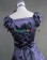 Southern Belle Princess Armelloses Kleid Lolita Lace Ruffles Brocade Ball Gown Dress