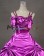 Romantic Romantik Sweet Lolita Ruffles Floral Spaghetti Strap Fancy Dress Prom