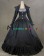 Classic Klassiker Victorian Gothic Lolita U Neck Lace Frill Long Sleeves Ball Gown Dress