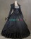 Classic Klassiker Victorian Gothic Lolita U Neck Lace Frill Long Sleeves Ball Gown Dress