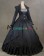 Classic Klassiker Victorian Gothic Lolita U Neck Lace Frill Long Sleeves Ball Gown Dress