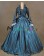 Elegant Gothic Lolita Vintage Frilled Lace Floral Button Ball Gown Dress