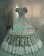 Romantic Romantik Lolita Armelloses Kleid Floral Printed Ruffles Frill Lace Layered Dress