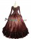 Gorgeous Herrlich Classic U Neck Long Sleeves Floral Ruffles Frill Lace Ball Gown Dress