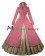 Victorian Gothic Lolita Turtle Neck Layered Frilled Lace Ball Gown Dress Prom