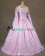 Classic Klassiker Lolita Retro Pagoda Sleeves Lace Frilled Brocaded Ball Gown Dress