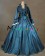 Elegant Gothic Lolita Vintage Frilled Lace Floral Button Ball Gown Dress