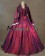 Elegant Gothic Lolita Vintage Frilled Lace Floral Button Ball Gown Dress