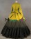 Gorgeous Herrlich Vintage Lolita Ruffles Floral Lace Frill Blouse Floor Length Ball Gown Dress