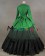 Gorgeous Herrlich Vintage Lolita Ruffles Floral Lace Frill Blouse Floor Length Ball Gown Dress