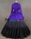 Gorgeous Herrlich Vintage Lolita Ruffles Floral Lace Frill Blouse Floor Length Ball Gown Dress