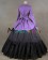 Gorgeous Herrlich Vintage Lolita Ruffles Floral Lace Frill Blouse Floor Length Ball Gown Dress