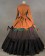 Gorgeous Herrlich Vintage Lolita Ruffles Floral Lace Frill Blouse Floor Length Ball Gown Dress