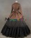 Gorgeous Herrlich Vintage Lolita Ruffles Floral Lace Frill Blouse Floor Length Ball Gown Dress