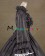 Elegant Gothic Lolita Vintage Frilled Lace Floral Button Ball Gown Dress