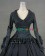 Victorian Reenactment Lolita Classic Top Skirt Ruffles Lace Ball Gown Dress