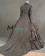 Gothic Lolita Vintage Lapel Button Ruffles Tiered Falbala Lace Ball Gown Dress