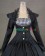 Classic Klassiker Victorian Gothic Lolita U Neck Lace Frill Long Sleeves Ball Gown Dress