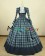 Gorgeous Herrlich Retro Long Sleeves Turtle Neck Plaid Patchwork Lace Ball Gown Prom Dress 