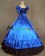 Romantic Romantik Sweet Sleeveless Lace Floral Frilled Falbala Tiered Ball Gown Dress