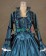 Elegant Gothic Lolita Vintage Frilled Lace Floral Button Ball Gown Dress