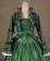 Elegant Gothic Lolita Vintage Frilled Lace Floral Button Ball Gown Dress