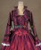 Elegant Gothic Lolita Vintage Frilled Lace Floral Button Ball Gown Dress