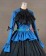 Gorgeous Herrlich Vintage Lolita Ruffles Floral Lace Frill Blouse Floor Length Ball Gown Dress