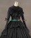 Gorgeous Herrlich Vintage Lolita Ruffles Floral Lace Frill Blouse Floor Length Ball Gown Dress