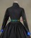 Civil War Lolita Reenactment Retro Button Frilled Brocaded Formal Ball Gown Dress