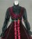 Punk Country Lolita Retro Dolly Collar Lace Frilled Tiered Maid Ball Gown Dress