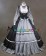 Punk Lolita Vintage Frilled Ruffles Long Sleeves Lace Maid Ball Gown Dress 