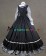 Punk Lolita Vintage Frilled Ruffles Long Sleeves Lace Maid Ball Gown Dress 