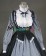 Punk Lolita Vintage Frilled Ruffles Long Sleeves Lace Maid Ball Gown Dress 