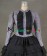 Civil War Retro Long Sleeves Lolita Plaid Patchwork Tiered Lace Ball Gown Dress