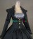 Classic Klassiker Victorian Gothic Lolita U Neck Lace Frill Long Sleeves Ball Gown Dress